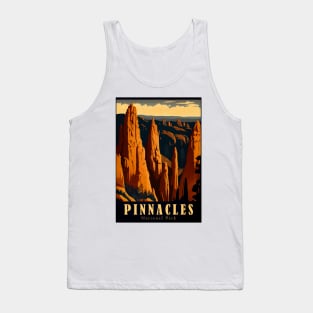 Pinnacles National Park Travel Poster Tank Top